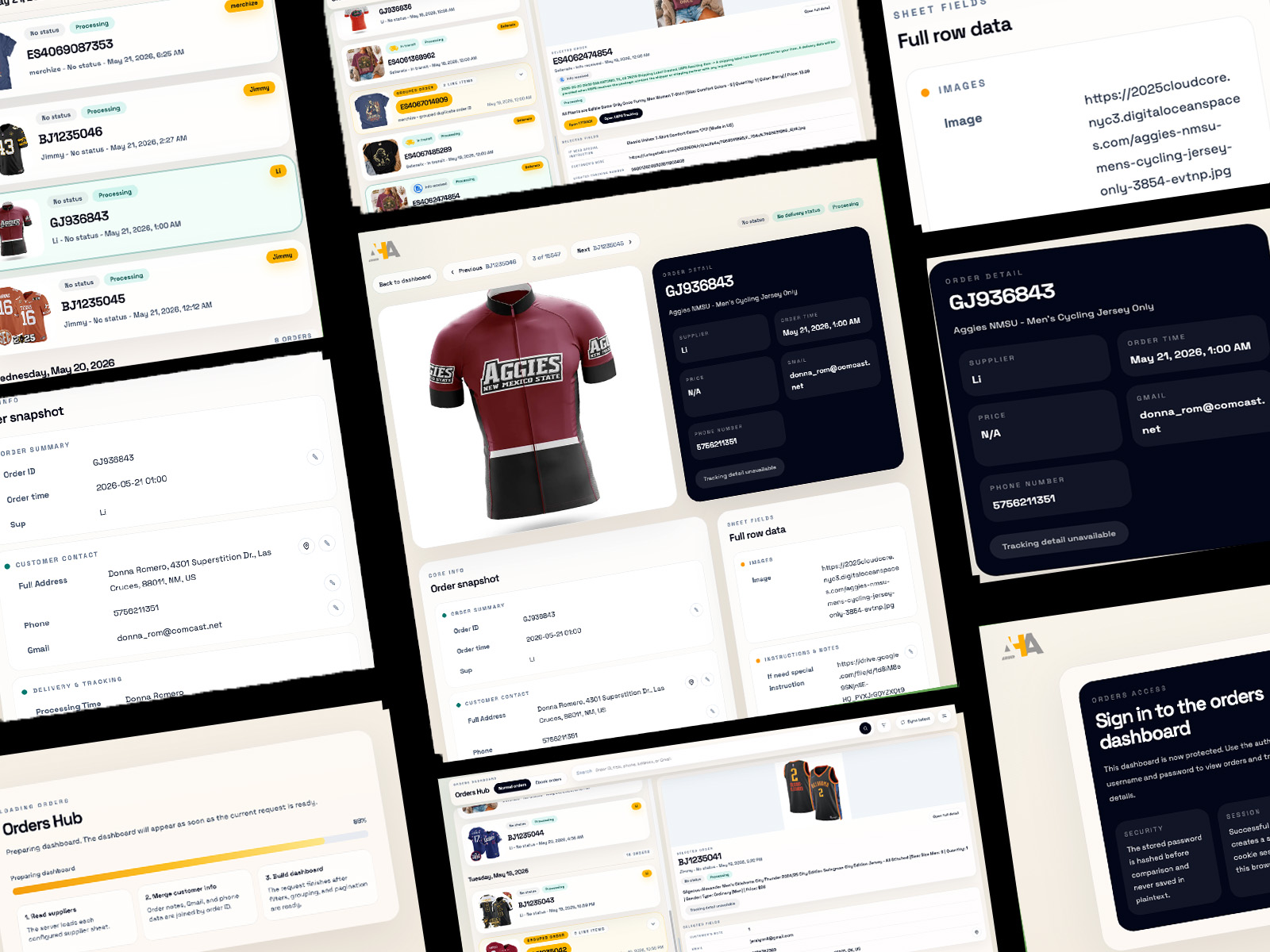 Order Management System preview