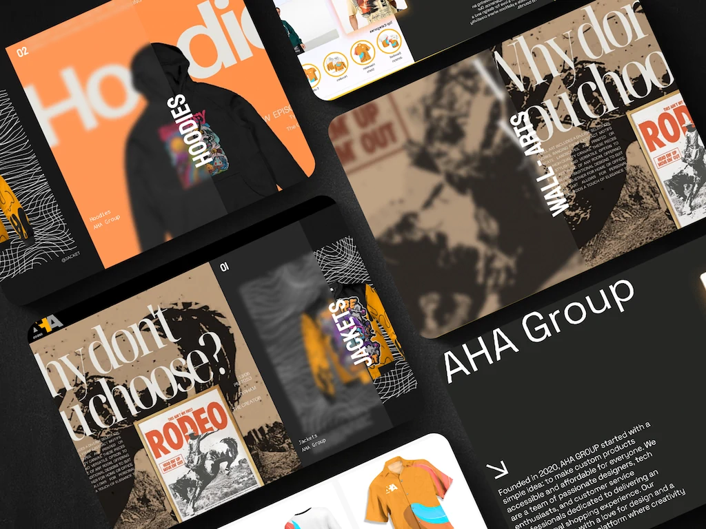 AHAGroup Agency WordPress website preview
